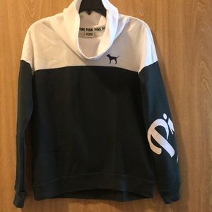 PINK cowl neck pullover